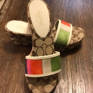 Coach Wedge sandles